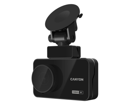 Wideorejestrator CANYON DVR40GPS UltraHD 2160p Wi-Fi GPS Czarny